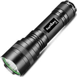 Superfire L6 <b>Led</b> <b>Flashlight</b> Rechargeable Aluminum Alloy Body With Green Strap For Outdoor Use - Product Image 2