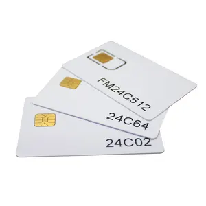 स्मार्ट इंटेलिजेंट कार्ड संपर्क आईसी कार्ड एक्सेस कंट्रोल के लिए सुरक्षित सफेद कुंजी कार्ड, कोई प्रिंटिंग नहीं