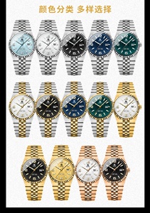Nouvelle montre de luxe avec calendrier, aiguilles lumineuses, étanche 30M, boîtier en alliage, cadran de 40 mm, mouvement Chenlong à quartz - Product Image 6