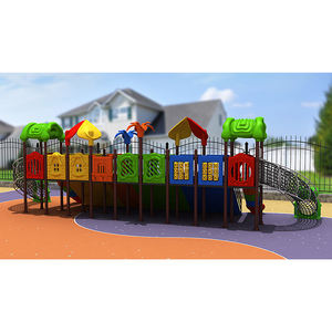 Toboggan de gymnastique d'<span class=keywords><strong>aventure</strong></span> en plein air pour enfants avec pneus d'escalade mur de roche et ensemble de jeu de filet de corde de sécurité - Product Image 2