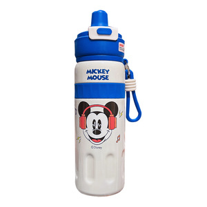 Botella de Agua Aislada de Doble Pared con Diseño de <span class=keywords><strong>Spiderman</strong></span> para Niños, <span class=keywords><strong>Taza</strong></span> con Pajita de Mickey de Acero Inoxidable 316, Termo Infantil Portátil - Product Image 3