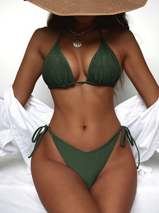 Factory OEM <span class=keywords><strong>abbigliamento</strong></span> donna colori puri costume da bagno da donna costume da bagno <span class=keywords><strong>Sexy</strong></span> costume da bagno due pezzi costumi da bagno costumi da bagno - Product Image 6