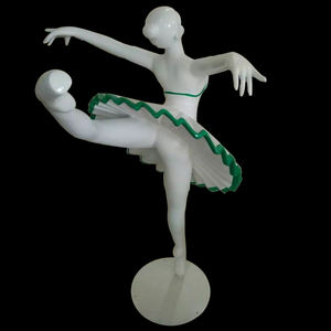 Estatueta giratória da menina da dança balerina, figura de fibra de vidro - Product Image 2