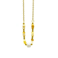 Abakus-Perlen Kristall-Halskette Heilende Naturstein Feiner Schmuck Halsketten Perlen Mode-Ketten Halsketten Edelstein-Schmuck