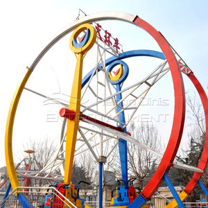 เครื่องเล่นลูกตุ้มแหวนคู่สำหรับสวนสนุกที่น่าสนใจในสวนสนุกแบบไดนามิก - Product Image 6