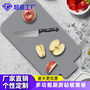 Tabla de cortar plegable de silicona, tamaño único, tabla de cortar portátil para cocina, para uso en exteriores - Product Image 4