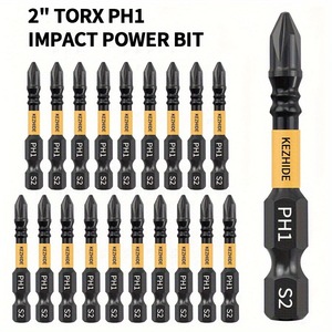 Kezhide Phillips Head <b>Screwdriver</b> <b>Bit</b> <b>Set</b> PH1 S2 Steel High Torque Impact Grade Professional Repair Tool - Product Image 2