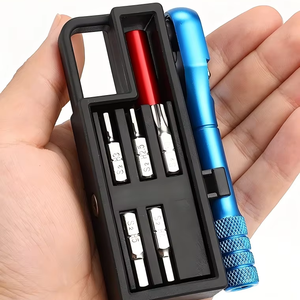 Set Mini Cacciaviti a Cricchetto per Riparazione Bici con Leve per Pneumatici, 10 Punte e Manico di Prolunga per Bici da Montagna - Product Image 1