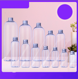 <span class=keywords><strong>100ml</strong></span> 300ml 500ml 750ml chất lỏng pha chế trong suốt vòng Vai Chai PET nắp nhôm bao bì chai nhựa nước - Product Image 2