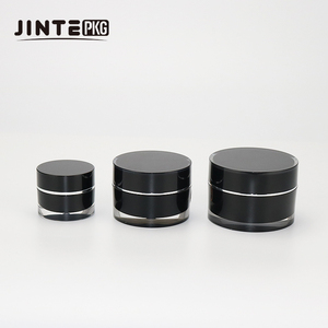 Hot Selling Cosmetic Packaging Double Wall Containers 5ml 10ml 15ml 50ml UV Nail Gel Jar Pot Acrylic Plastic Jar with Low MOQ