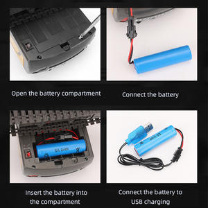AiJH 1:20 RC Loader Toy 9 Channel Bulldozer Engineering Vehicle Toys Remote Control Alloy Loader Car for Kids - Product Image 5