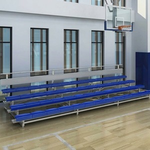 <span class=keywords><strong>Gradas</strong></span> de Aluminio de 4 Filas y 64 Asientos, Plegables, con Asientos de HDPE, para Gimnasios Interiores, Modulares, Portátiles, Resistentes a la Corrosión, ASTM/NFPA - Product Image 5