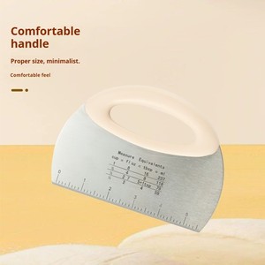 Coupe-pâte robuste <span class=keywords><strong>en</strong></span> acier inoxydable pour un raclage sans effort de la pâte et de la crème - Product Image 4