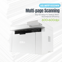 ASTA Printer Laser A4 Scanner pemindai salinan hitam dan putih 22ppm 600DPI kecil 3 in 1 cetakan multifungsi cetak nirkabel