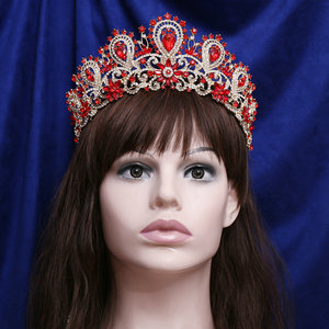 Nouvelle Couronne de Mariée QS 2025 de Haute Qualité, Accessoire Cheveux en Alliage avec Strass et Cristaux Roses, Diadèmes - Product Image 6