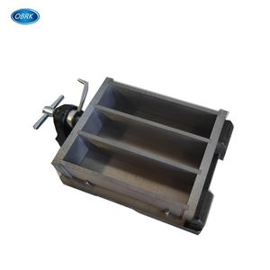 Molde de Cemento y Arena Triple de 40*40*160 mm, <span class=keywords><strong>Material</strong></span> de Hierro Fundido, Tres Morteros de Acero, Equipo de <span class=keywords><strong>Laboratorio</strong></span> - Product Image 3