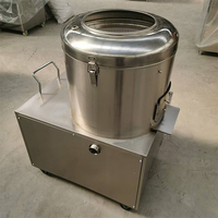 Petite machine à éplucher le manioc Machine à laver les pommes de terre Gingembre Manioc Machine à éplucher et à nettoyer les pommes de terre