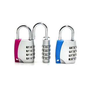 Cadenas à combinaison coloré à 4 chiffres en alliage de zinc pour casier de gym intérieur, utilisation extérieure, cadenas à code sécurisé pour panier de vélo - Product Image 1