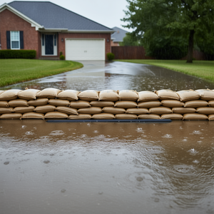 Sacs de sable sans sable pour barrière anti-inondation, paquet de 8, 1,6 x 1,4 pieds, absorbants l'eau, réutilisables, pour l'immobilisation de l'eau et les travaux d'étanchéité - Product Image 2