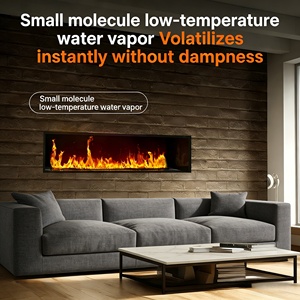Insert de cheminée à vapeur d'eau 3D, flamme artificielle décorative, sans chaleur, sûr pour l'intérieur et l'extérieur, salon, meuble TV, hôtel - Product Image 4