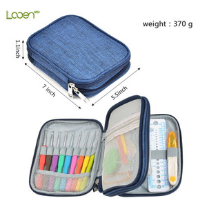 Kit <span class=keywords><strong>de</strong></span> couture ergonomique en TPR <span class=keywords><strong>de</strong></span> 72 pièces avec <span class=keywords><strong>crochet</strong></span> à <span class=keywords><strong>crochet</strong></span> et <span class=keywords><strong>aiguilles</strong></span> à tricoter à manche souple, ensemble d'<span class=keywords><strong>aiguilles</strong></span> à tricoter, travaux manuels, étui emballé - Product Image 5