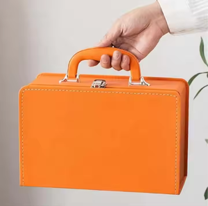 Tùy Chỉnh Sang Trọng Da Hộp Quà Tặng Cho Cốc Cà Phê Và Bộ Trà Xách Tay Hộp Rỗng Với Matt Kết Thúc Bọt Chèn Cho Hộ Gia Đình Sử Dụng - Product Image 5