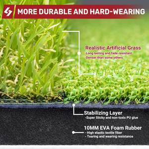 Tapete de Práctica de Golf Plegable y Resistente con Base de Goma EVA para Práctica de Swing y Chipping en Interiores y Exteriores - Product Image 4