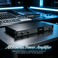 Amplificateur de puissance numérique polyvalent série ART, montage en rack 1U, amplificateur 2 canaux adapté aux événements de club, karaoké et concerts en direct