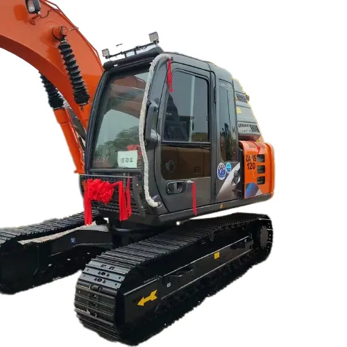 HITACHI 120/12ton รถขุดตีนตะขาบขนาดเล็กไซต์ก่อสร้างเหมืองแร่และการถมที่ดินลงดินใช้ในฟาร์ม