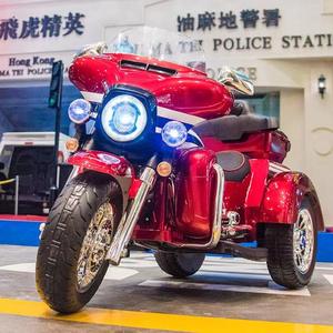 รถสามล้อไฟฟ้าซามาเต้ สีแดงเคลือบเงา ของเล่นเด็กขี่ได้ สำหรับเด็กชายและเด็กหญิง - Product Image 5