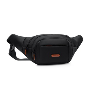 Bolso de pecho a la moda para hombre, riñonera deportiva impermeable de nailon, multicapa, para correr, viajar, excursión informal, azul, negro, gris, verde - Product Image 3