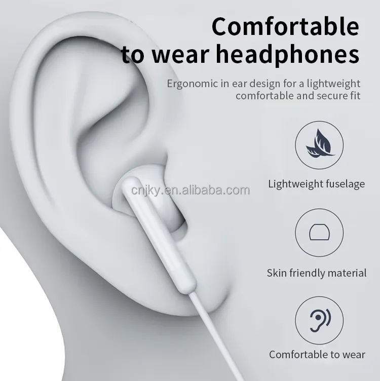Iphone 15 cep için OEM kulaklık tipi C dijital Dac kablolu mikrofonlu kulaklık