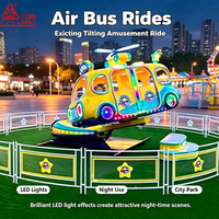 Manège de parc d'attractions familial en plein air pour enfants et adultes, type Air Bus