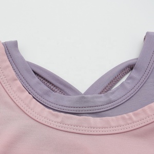 <span class=keywords><strong>Robe</strong></span> de bal à manches longues pour filles, vêtements pour enfants, volants, nœud, technique de teinture unie, col rond, mode pour petites filles, vente chaude - Product Image 3