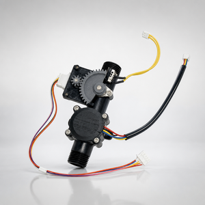 วาล์วน้ำแบบมอเตอร์ K80 ควบคุมด้วยมอเตอร์สเต็ปเปอร์ 12V DC อัตราทด 1/64 ตัวควบคุมการไหลแบบพลาสติกสำหรับเครื่องทำน้ำอุ่น - Product Image 1