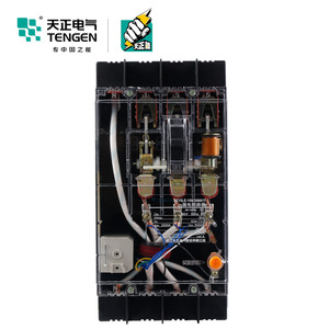 Disjoncteur différentiel à boîtier moulé transparent Tengen Dz15le-100/3n901t 100A 380V 63A - Product Image 1