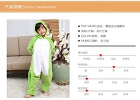 Invierno dibujos animados OEM Unisex Onesie pijamas franela poliéster/algodón impreso Cosplay Animal una pieza disfraz de Halloween ropa de dormir