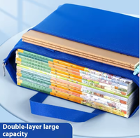 Sac de rangement pour documents de bureau en tissu Oxford personnalisé, léger, format A4
