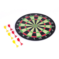 Tableau de score de fléchettes portable en plastique personnalisé de 15 pouces, ensemble de fléchettes pour club, jeu de fléchettes magnétique pour enfants