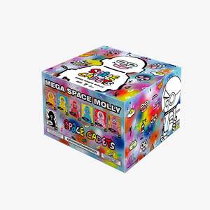 POPMART MEGA <span class=keywords><strong>SPACE</strong></span> MOLLY 400% JON BURGERMAN ซีรีส์นักบินอวกาศ ฟิกเกอร์พีวีซี กล่องสุ่ม ตุ๊กตาลึกลับ ชุด 6 ชิ้น ขนาด 1/100 - Product Image 6