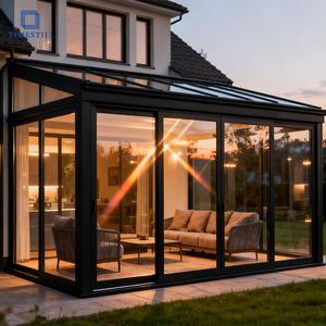 Véranda en aluminium toutes saisons, véranda en verre 4 saisons pour extension de maison avec isolation thermique certifiée CE - Product Image 4