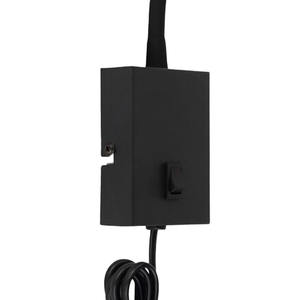 Applique da parete con faretto GU10 da 35W, 230V, finitura nichel, con interruttore, ideale per illuminazione decorativa e funzionale. - Product Image 3