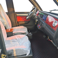 Mini Camionnette Électrique Hybride Huile-Électricité 72V Longue Autonomie 4x4, Camion Pick-up Électrique Domestique pour Cargo