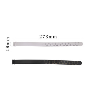 Boasta Mètre ruban de mesure réglable pour bracelet, outil de mesure de taille de bijoux pour bracelets et joncs, 5-10 pouces (15-25,5 cm), logo personnalisé, DIY - Product Image 4