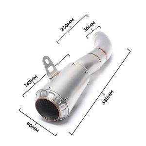 Sistemas de Escape para Motocicleta YAMAHA YZF R3 R15 <span class=keywords><strong>MT03</strong></span>, Silenciador Slip-on, Tubo de Escape 2015 2016 <span class=keywords><strong>2017</strong></span> - Product Image 3