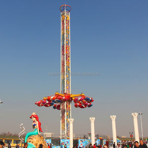 Emocionante Torre de Caída Giratoria al Aire Libre con Sillas Voladoras Grandes para Parques Temáticos, Atracciones de Diversión, Equipo Imprescindible para Entretenimiento en Parques - Product Image 6