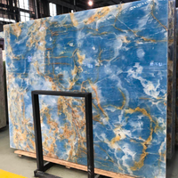 Panneau mural en pierre de jade agate de bonne qualité, revêtement en onyx, grand panneau naturel translucide de luxe pour la décoration de villa