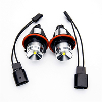 Blanco Azul Rojo 10W LED Sin errores LED Angel Eyes Marker Bombilla DRL Lámpara antiniebla para E39 E60 E61 E63 E83 E87 X5 M5