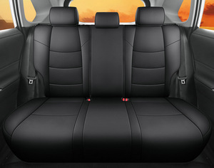 Nouveauté <span class=keywords><strong>2022</strong></span> : Ensemble complet de housses de siège auto en PU avec coussin perforé, 5 pièces, toutes saisons, luxe - Product Image 4
