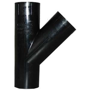 Accesorio de tubería de PVC Braga 45 ° Acero inoxidable con superficie lisa 90X90 Conexión de soldadura Número de modelo Cabezal para tuberías de PVC de 14mm - Product Image 1